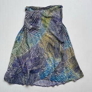 JAMS WORLD Colorful Hibiki It's a Wrap Skirt / Size XS / Hawaii Surf Rayon